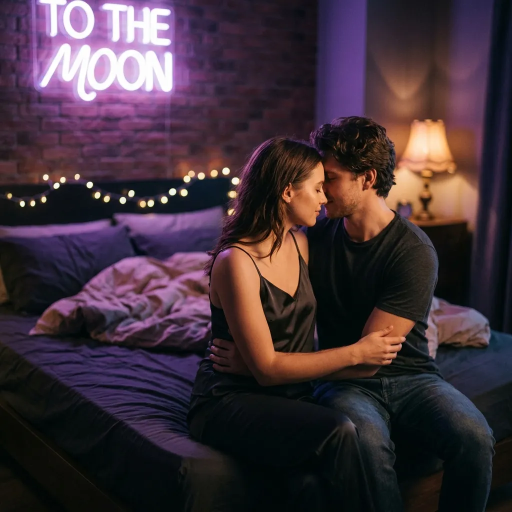 Ambiance intime et sensuelle pour un jeu d'action ou vérité extrême